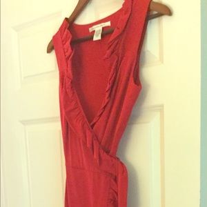 Diane Von Furstenberg Andra Wrap Dress - Red